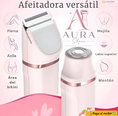 AuraShave - Afeitado suave sin irritación, Depilación íntima en 90 seg