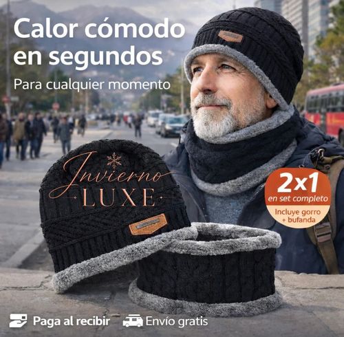 Invierno LUXE- Protege tu cabeza y cuello del viento