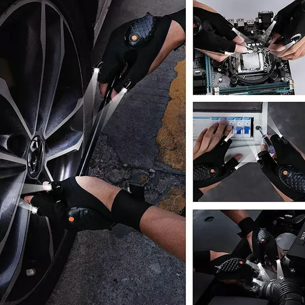 Guantes con Linterna LED