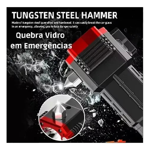 Linterna Seguridad 4 en 1