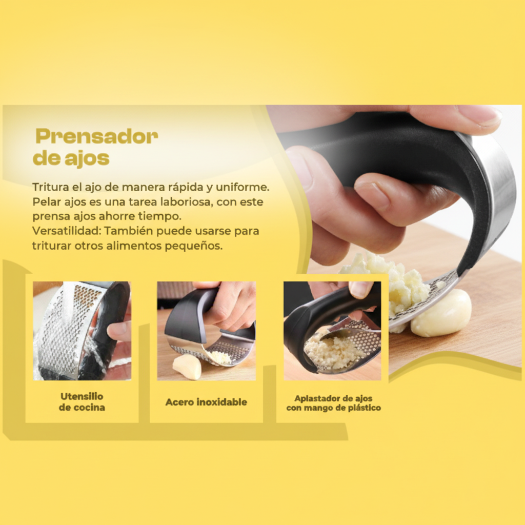 MOLEDOR METÁLICO  /TRITURADOR DE AJO